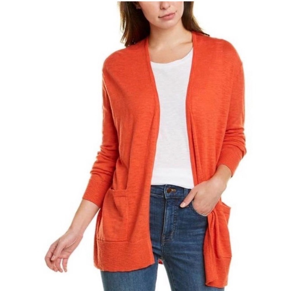 Madewell Orange Cardigan